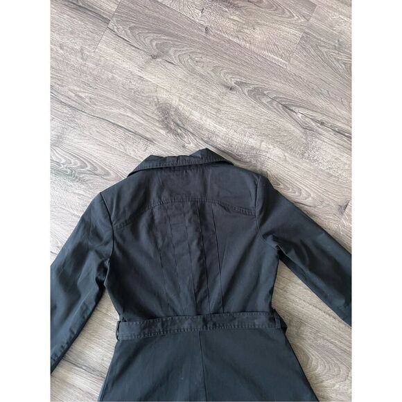 Paul Frank Trench Coat, Women’s Black, size Medium - Picture 5 of 11